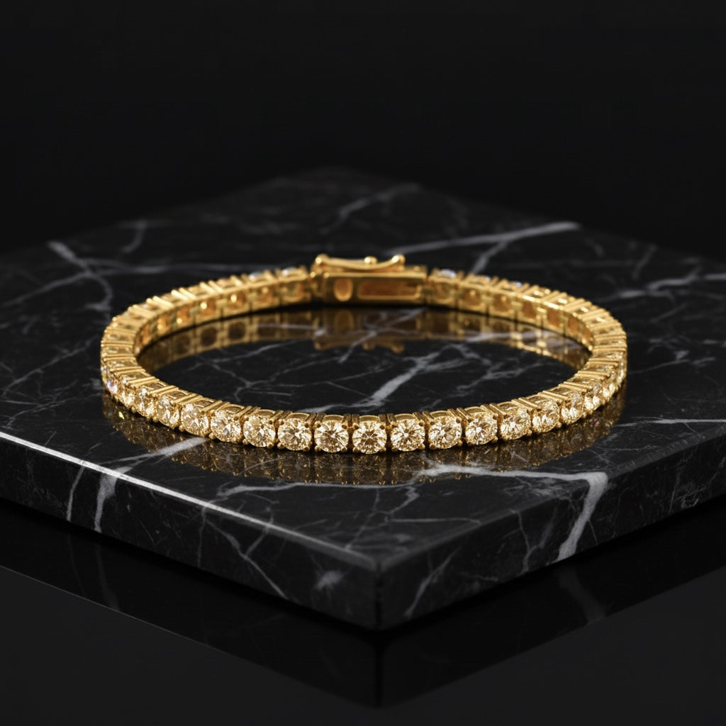 Pulso Tennis Moissanites