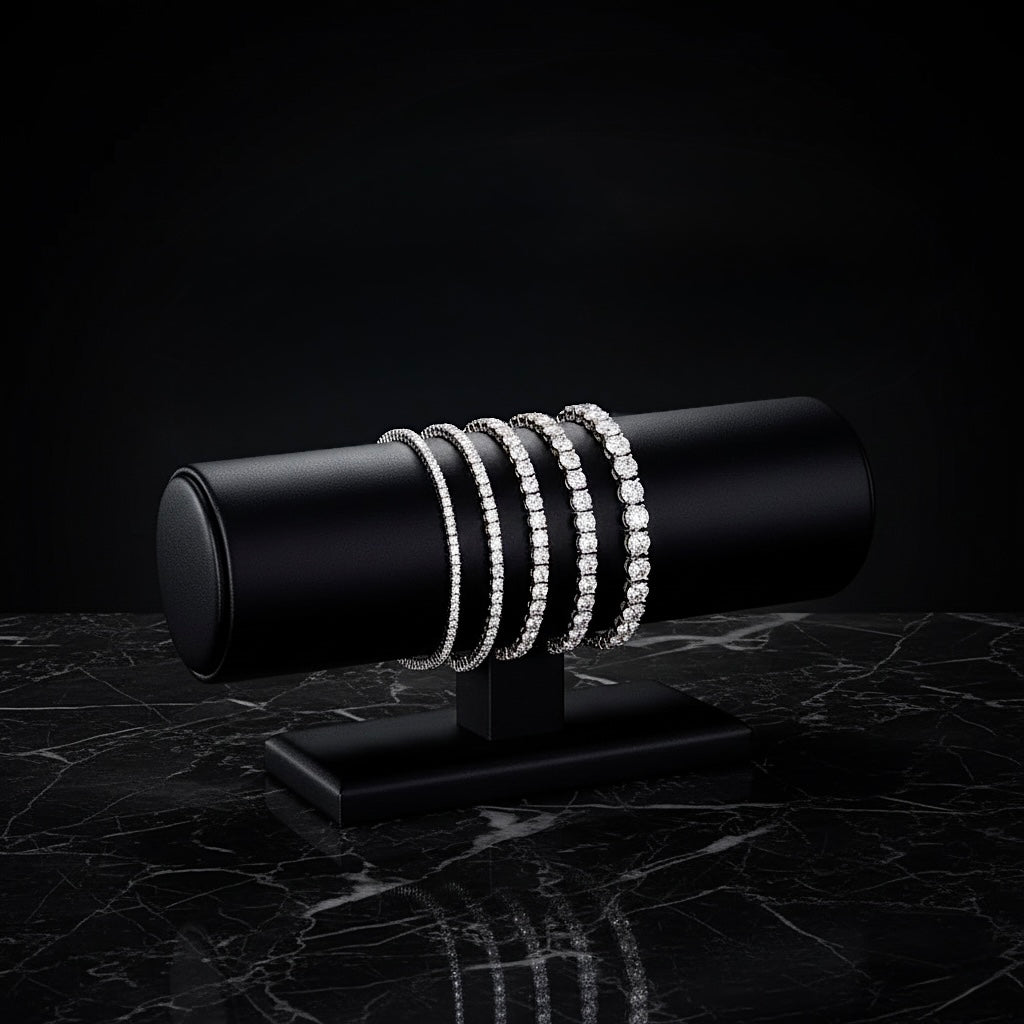 Pulso Tennis Moissanites