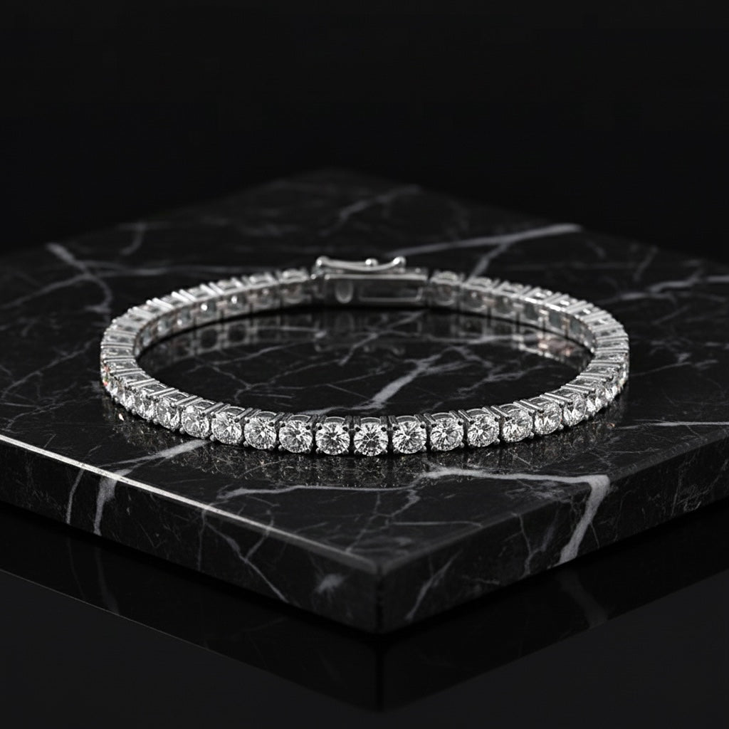 Pulso Tennis Moissanites
