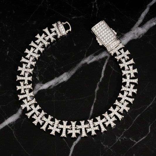 Pulso Cross Moissanites