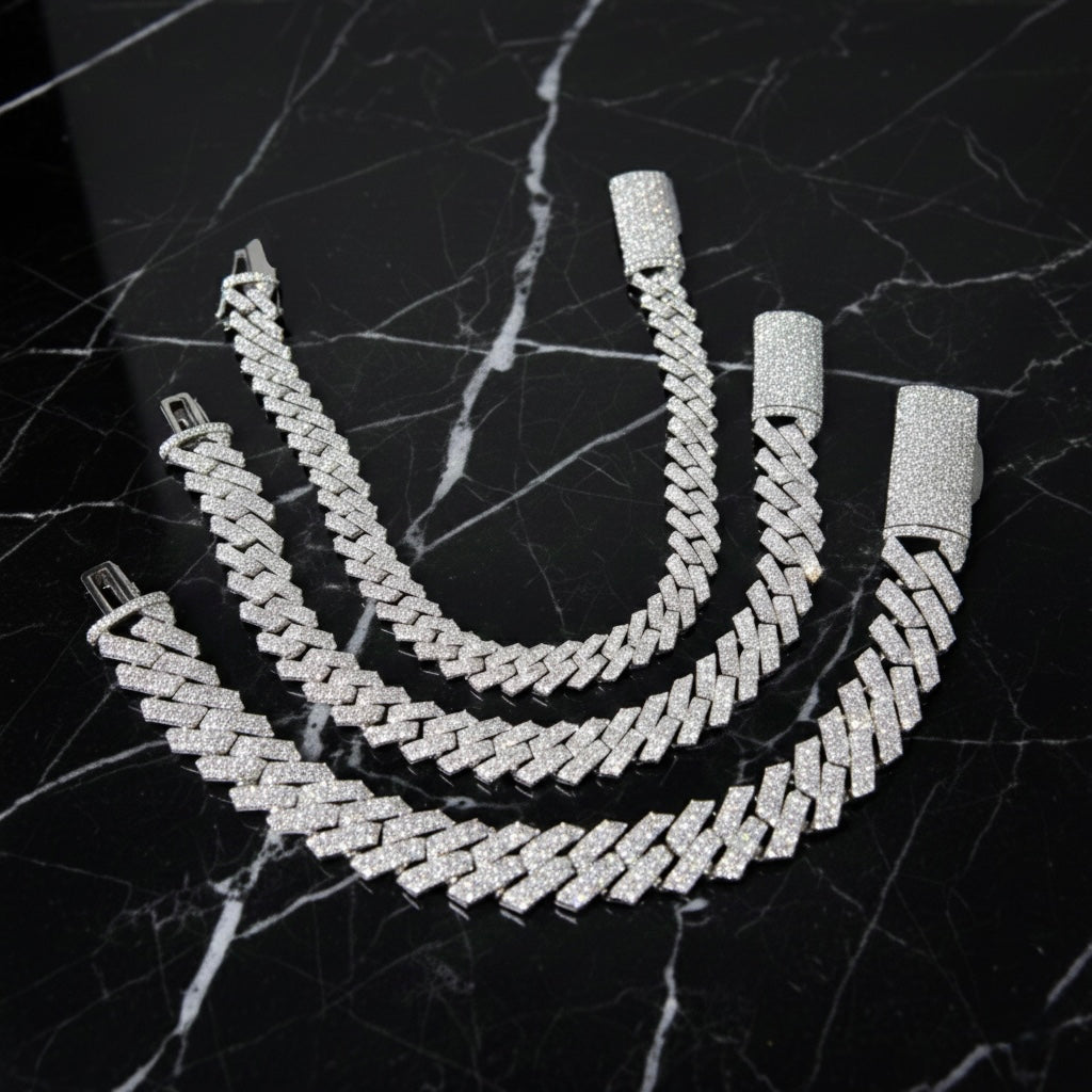 Pulso Cubano Moissanites